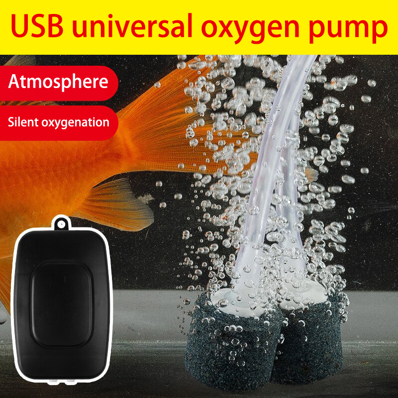 Marine Aquarium Kit - ミニ水族館エアポンプキット,USB,水槽フィルター,空気石,アクセサリー
