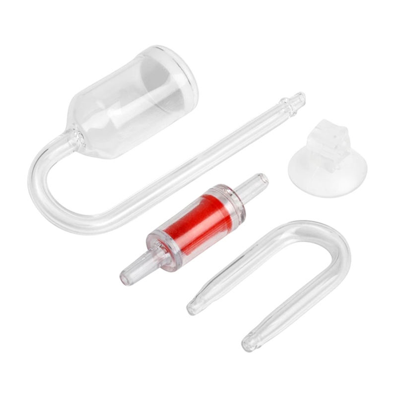 Marine Aquarium Kit - 水族館用CO2ディフューザー,日曜大工のガラスタンク,バブルレギュレーター,電磁噴霧器,生きている魚の植物,4個セット