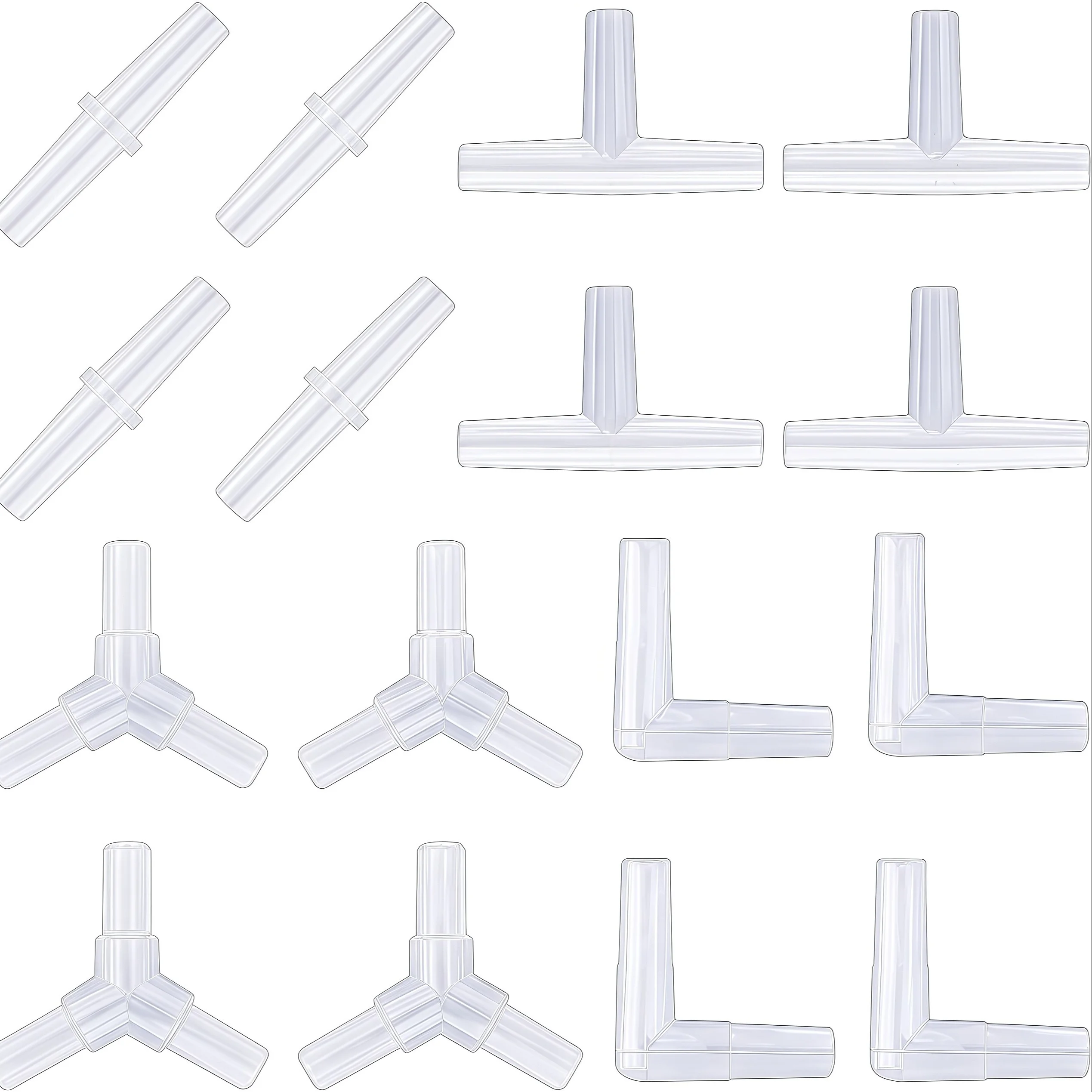 20/40個入り水槽用エアポンプコネクターキット - 耐久性 - Marine Aquarium Kit のレビューと価格