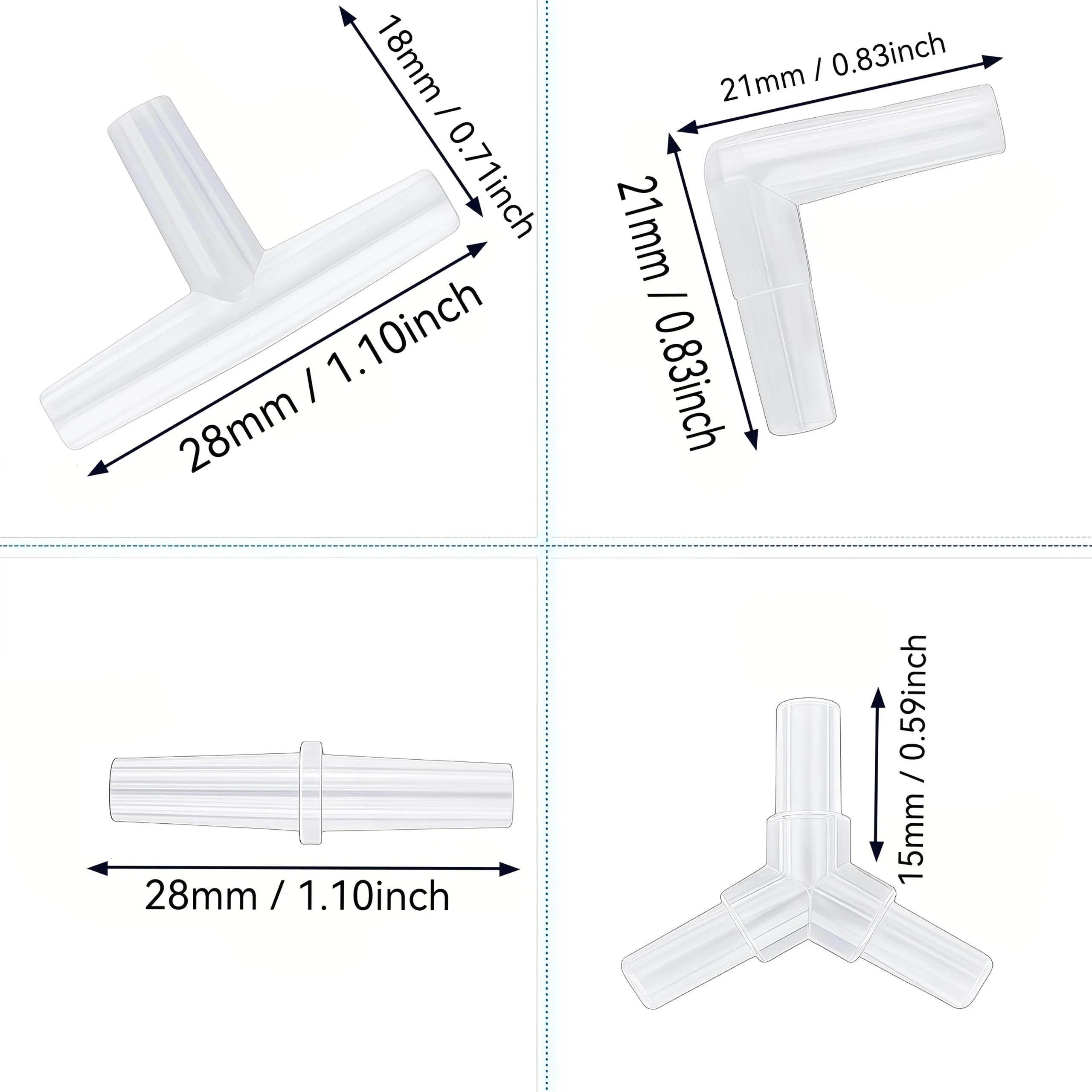 20/40個入り水槽用エアポンプコネクターキット - 耐久性 - Marine Aquarium Kit のレビューと価格