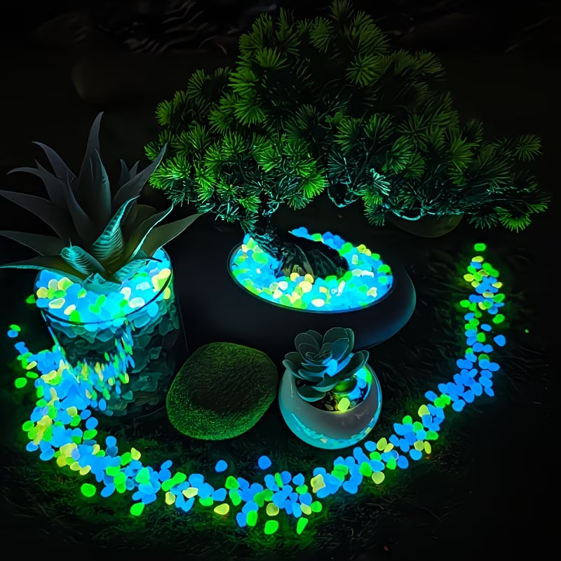 300個入り発光小石セット、0.9〜1.5cm樹脂製グロース - Marine Aquarium Kit のレビューと価格