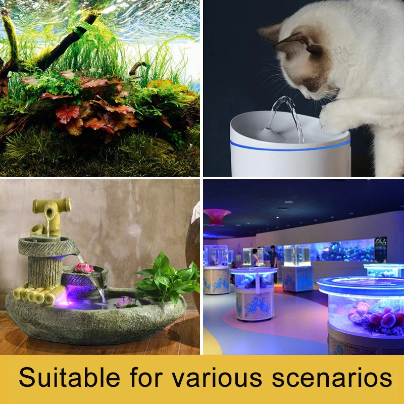 超静音USB水槽フィルターポンプ ミニペット噴水 水中ポンプ - Marine Aquarium Water のレビューと価格