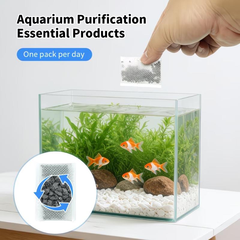 10/20/40個入り水槽活性炭バッグ水槽フィルターメディア - Marine Aquarium Water のレビューと価格