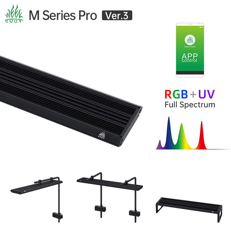 ウィークアクアMシリーズRGB UV LED水槽ライト、調整 - Marine Aquarium Uv Light のレビューと価格