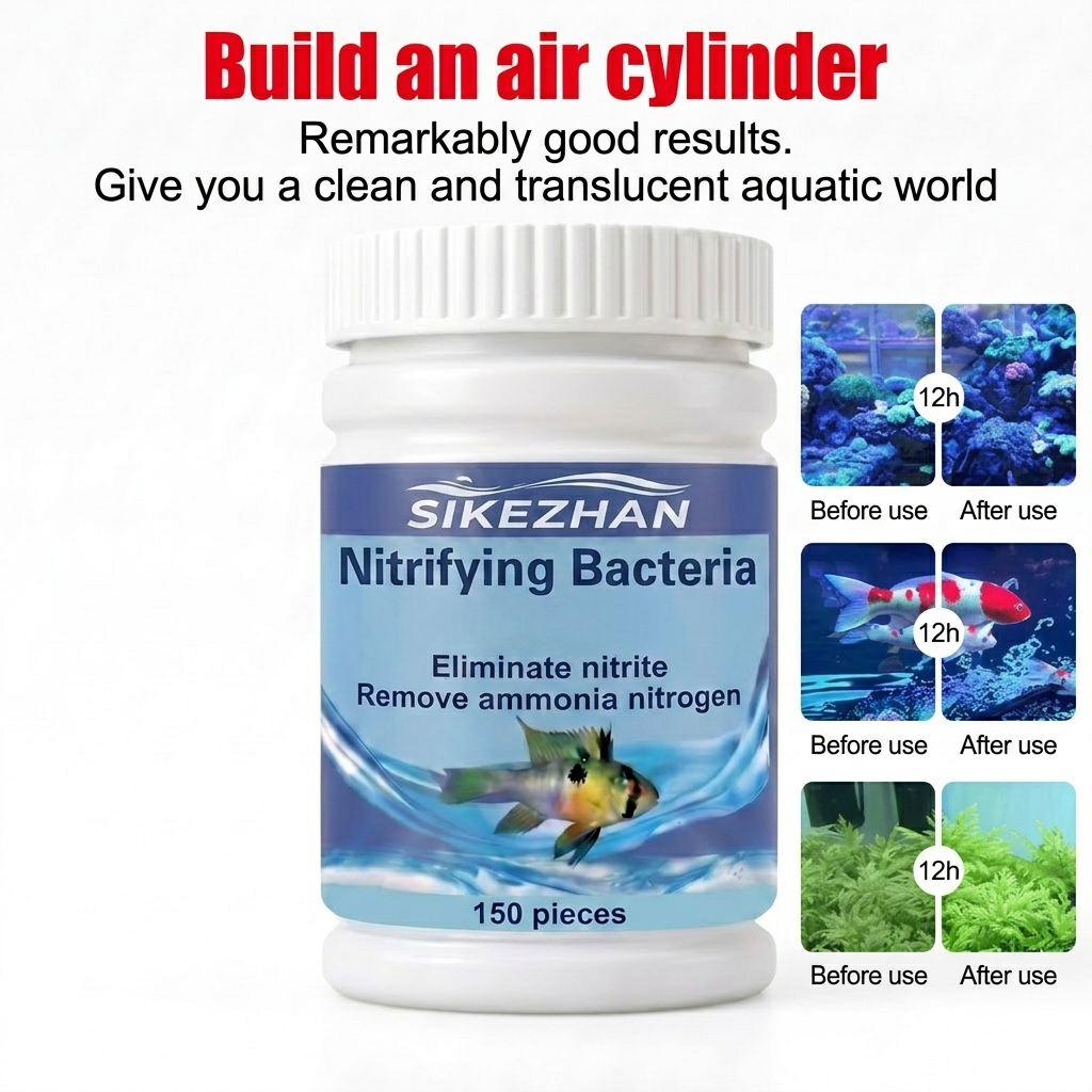 SIKEZHAN水槽用バイオフィルター硝化菌150錠、速効性 - Marine Aquarium Water のレビューと価格